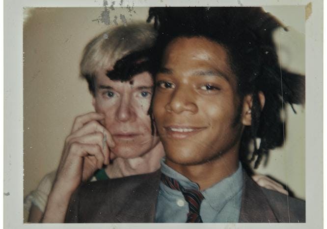 Andy Warhol, Self Portrait with Jean-Michel Basquiat, 1982. © The Andy Warhol Foundation for the Visual Arts, Inc. / Licensed by ADAGP