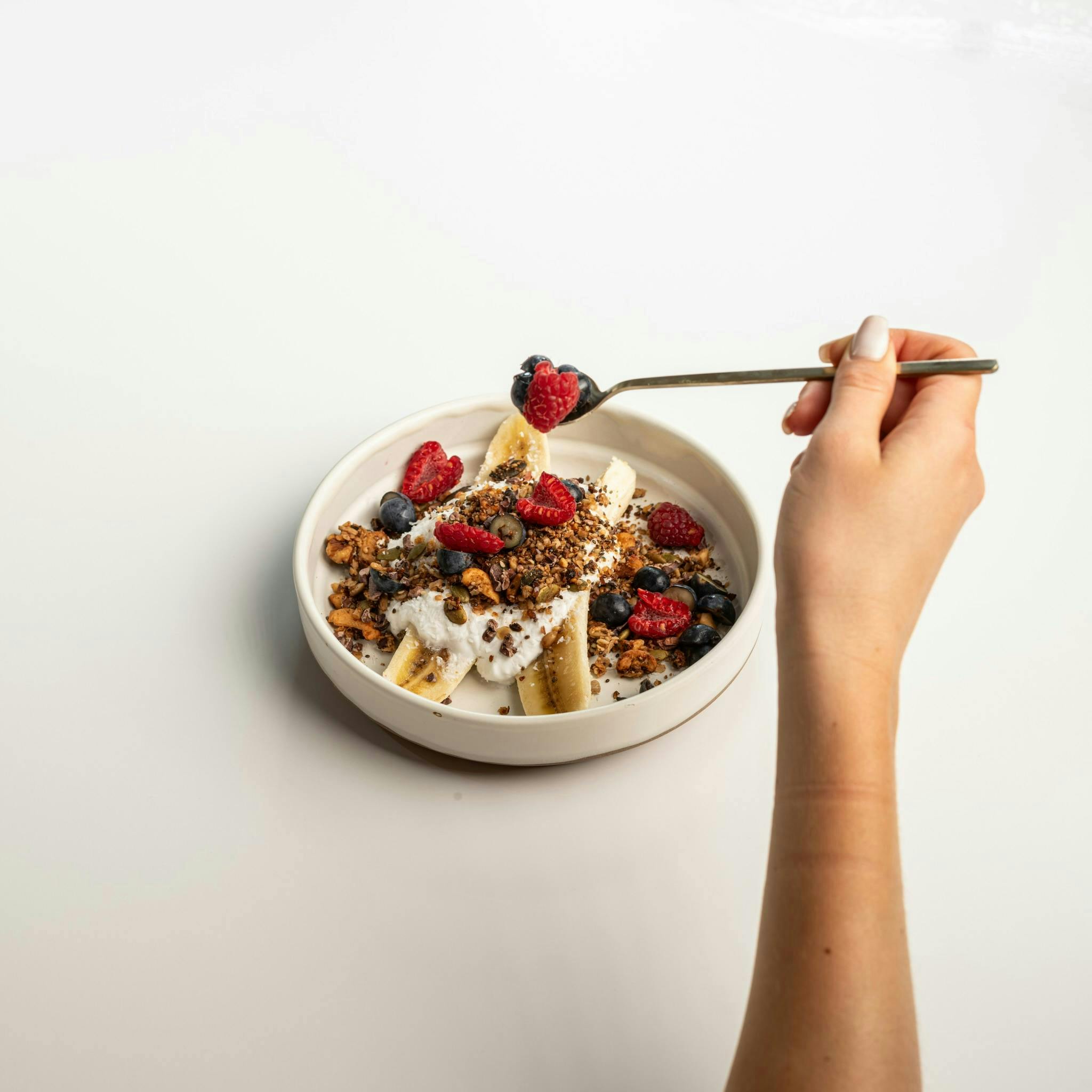 bowl food cutlery spoon cereal bowl grain produce